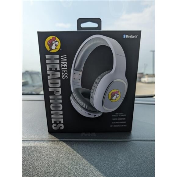 Buc-ee’s Texas Bluetooth Wireless Padded Headphones Built In Microphone - Picture 1 of 3